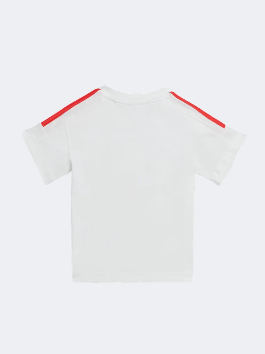 Adidas Spider Man Baby-Boys Sportswear Set White/Bright Red