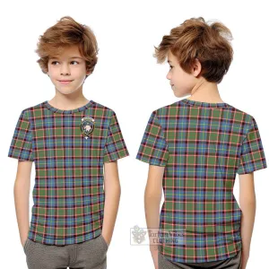 Aikenhead Tartan Kid T-Shirt with Family Crest