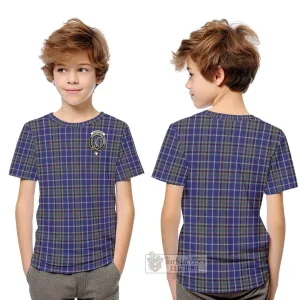 Alexander of Menstry Tartan Kid T-Shirt with Family Crest