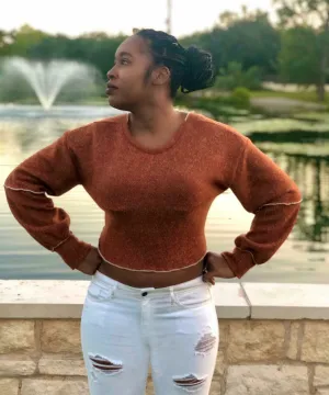Autumn cropped top