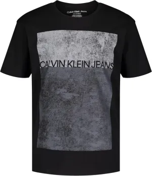 Calvin Klein Boys' Short Sleeve Fashion Graphic Crew Neck T-Shirt, Comfortable, Relaxed Fit