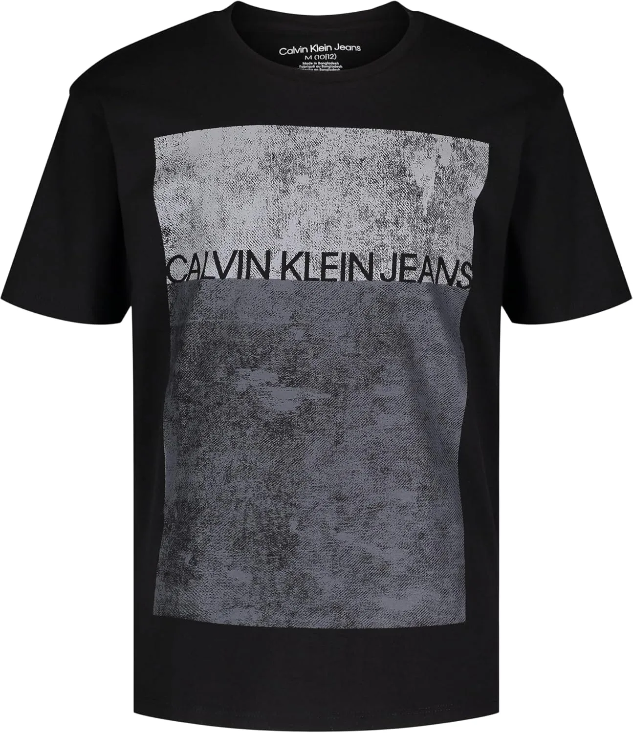 Calvin Klein Boys' Short Sleeve Fashion Graphic Crew Neck T-Shirt, Comfortable, Relaxed Fit
