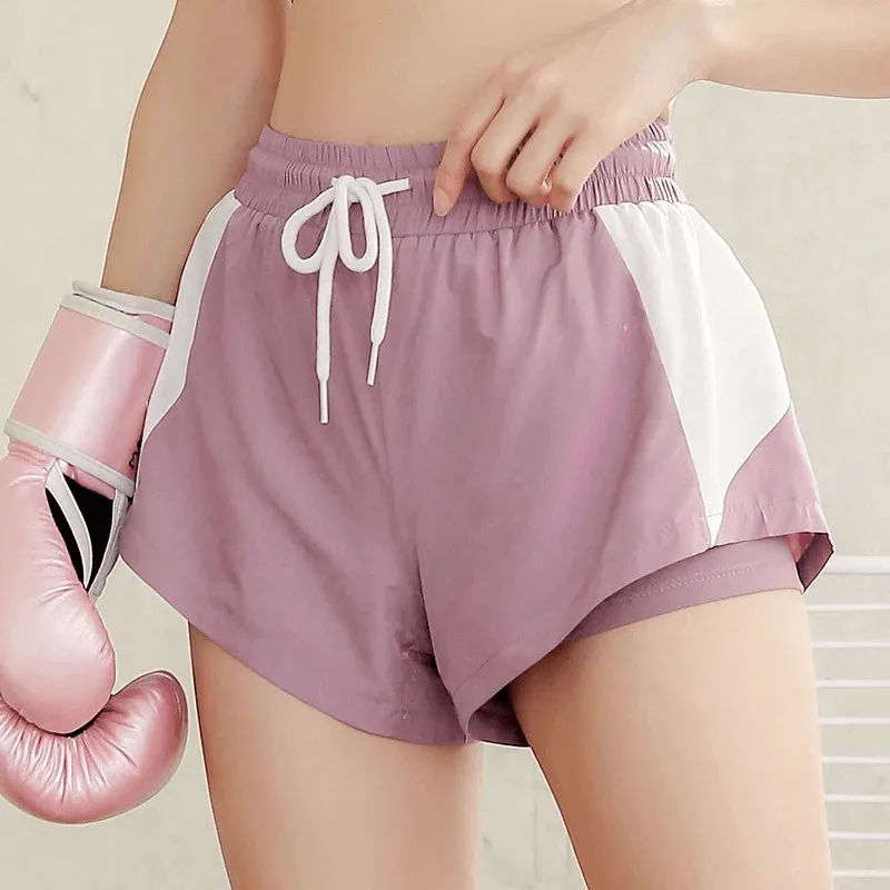 Casual Breathable Elastic Waist Sports Shorts / Fitness Sportswear - SF0209