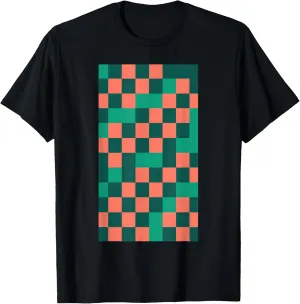 Checkered Checkerboard Pattern Geometric Pattern T-Shirt
