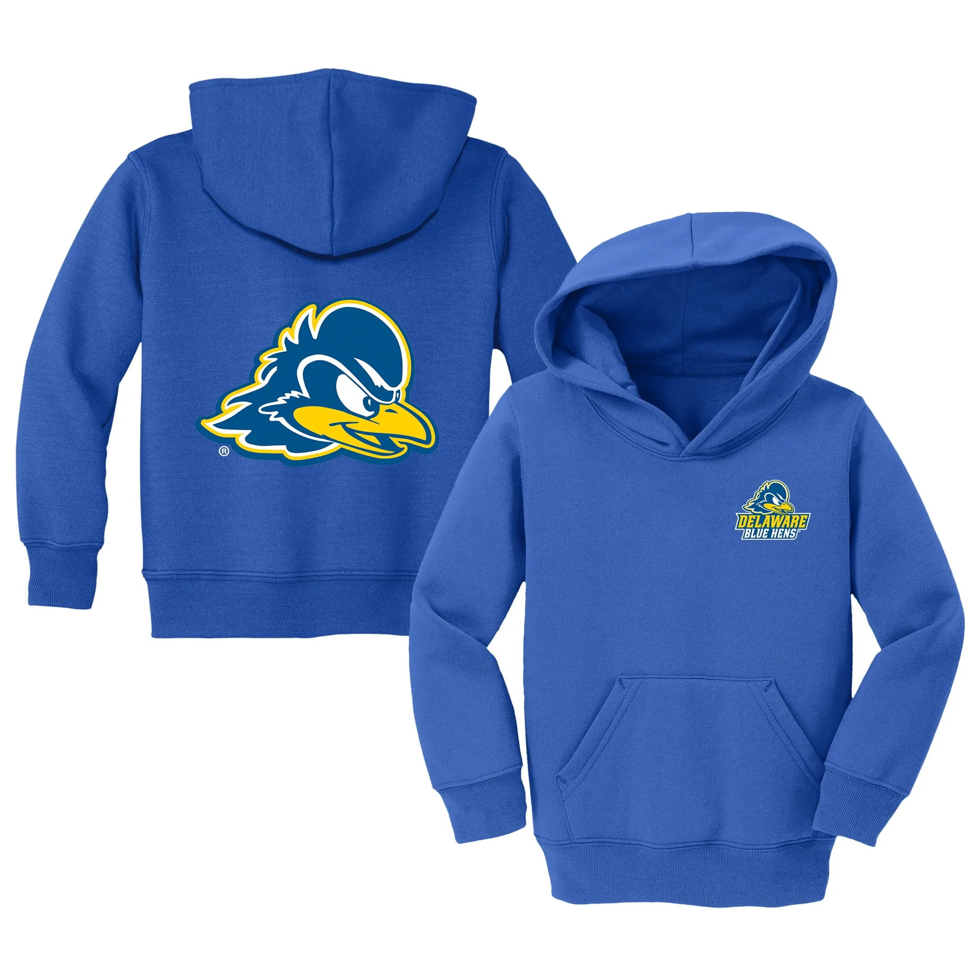 Delaware Fightin' Blue Hens Logo Toddler Pullover Sweatshirt