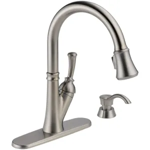 Delta Savile Venetian Bronze 1-Handle Pull-Down Kitchen Faucet - Stainless