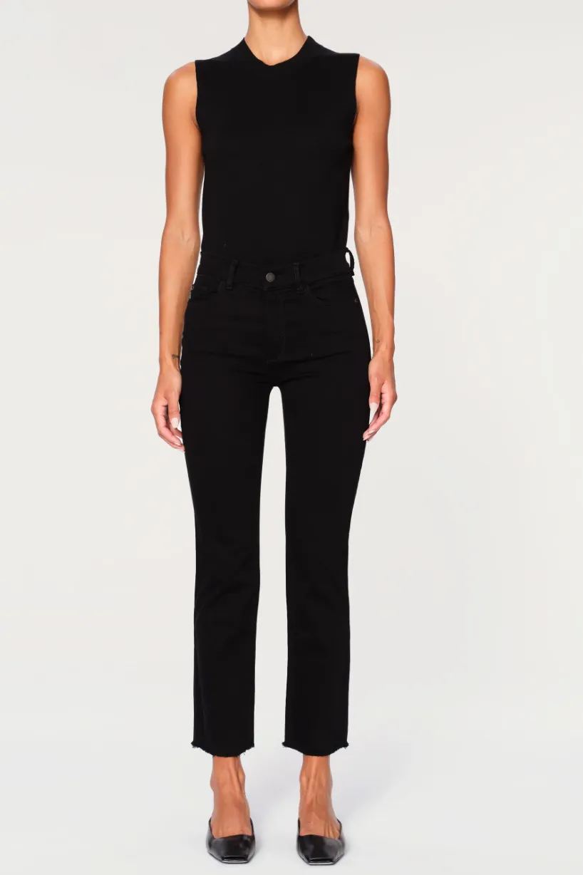 DL1961 Halle Instasculpt Straight 29" Black