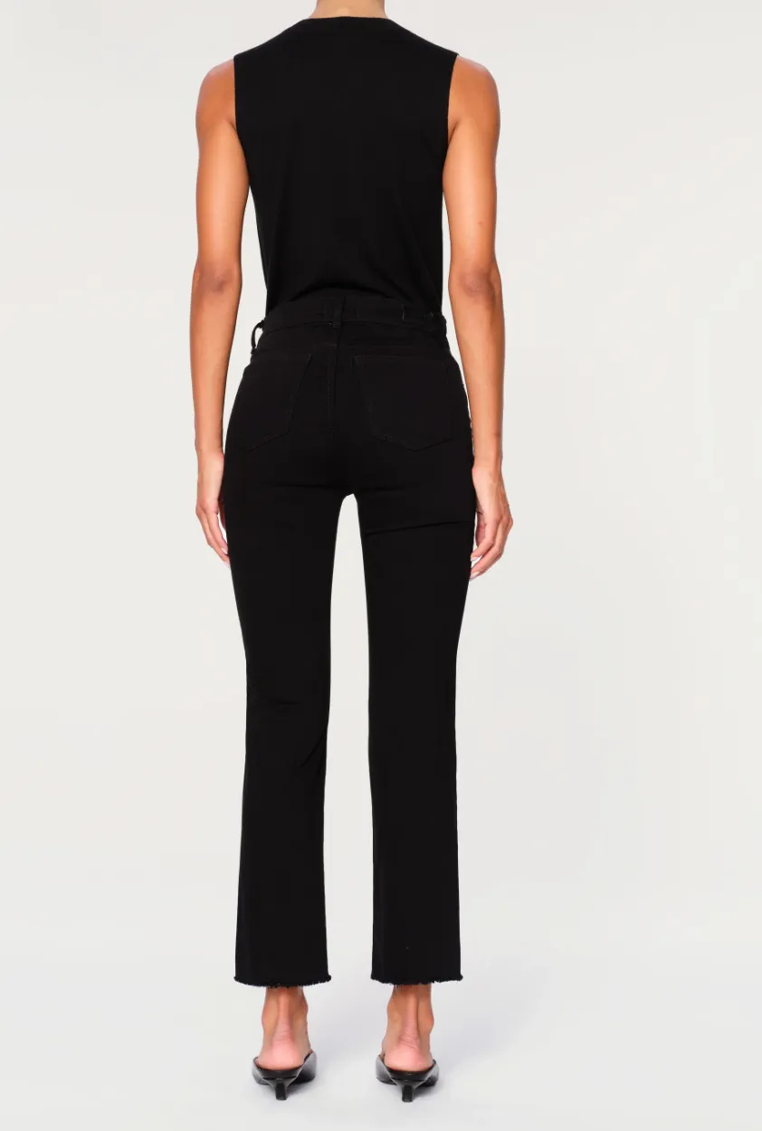 DL1961 Halle Instasculpt Straight 29" Black