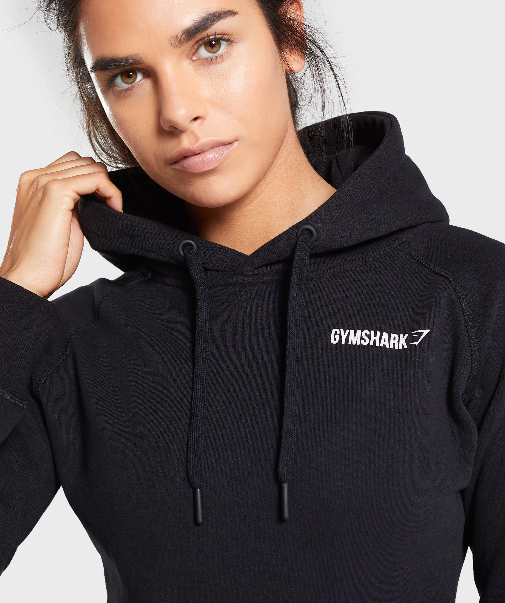 Gymshark Women's Crest Hoodie - Black