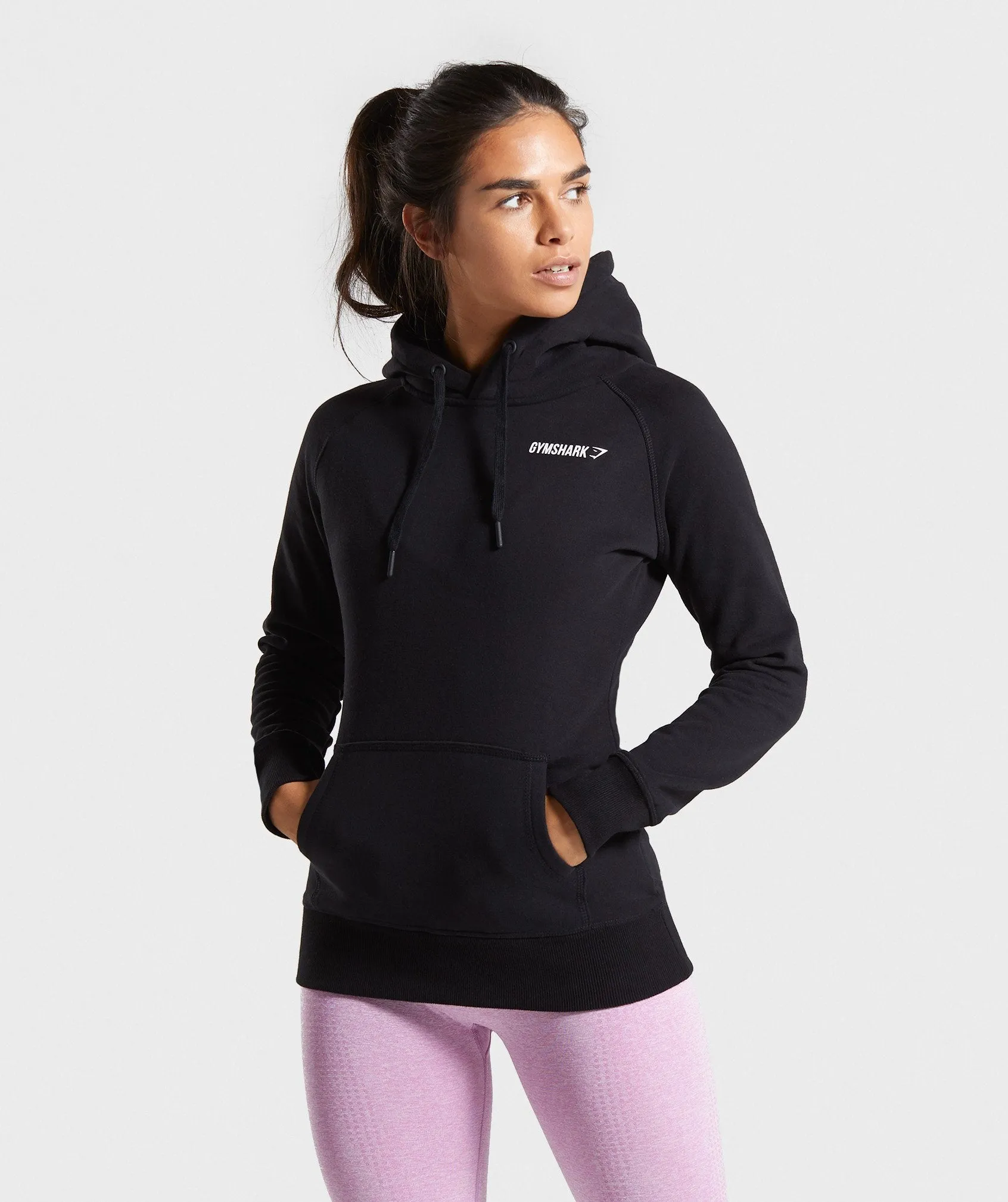 Gymshark Women's Crest Hoodie - Black