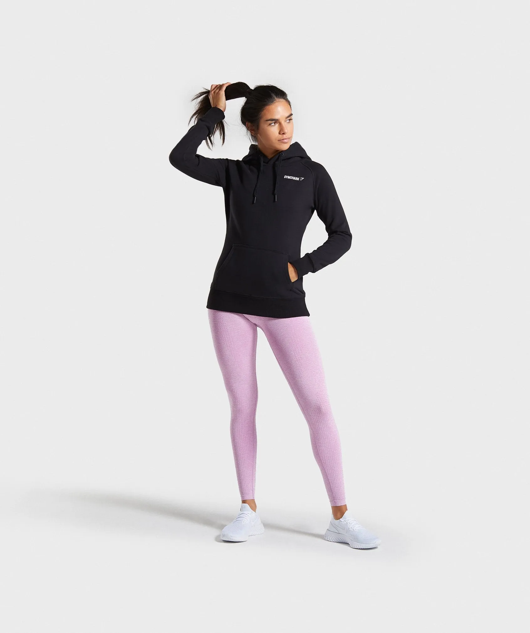 Gymshark Women's Crest Hoodie - Black