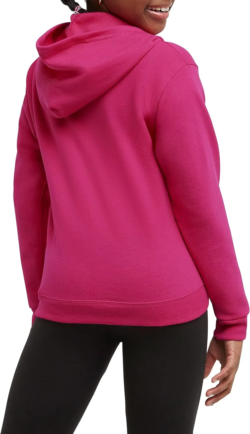 Hanes Girls' Comfortsoft Ecosmart Full-Zip Hoodie