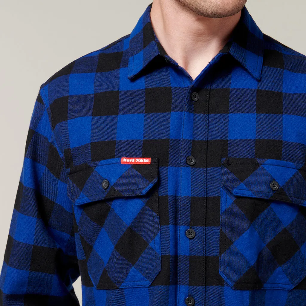Hardyakka Foundations Check Flannel Long Sleeve Shirt (Y07295)