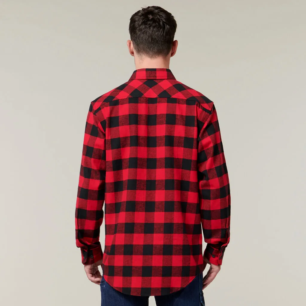 Hardyakka Foundations Check Flannel Long Sleeve Shirt (Y07295)