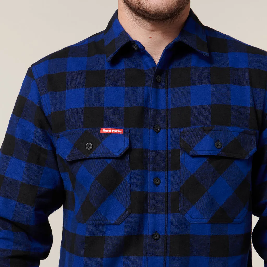 Hardyakka Foundations Check Flannel Long Sleeve Shirt (Y07295)