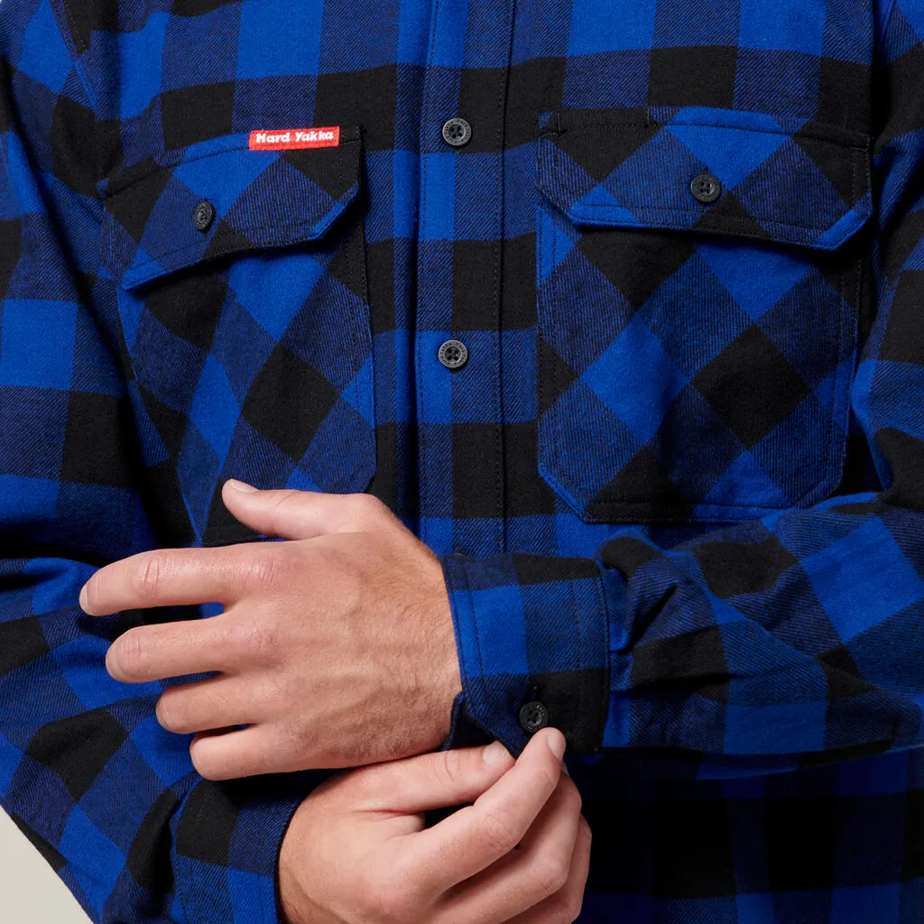 Hardyakka Foundations Check Flannel Long Sleeve Shirt (Y07295)