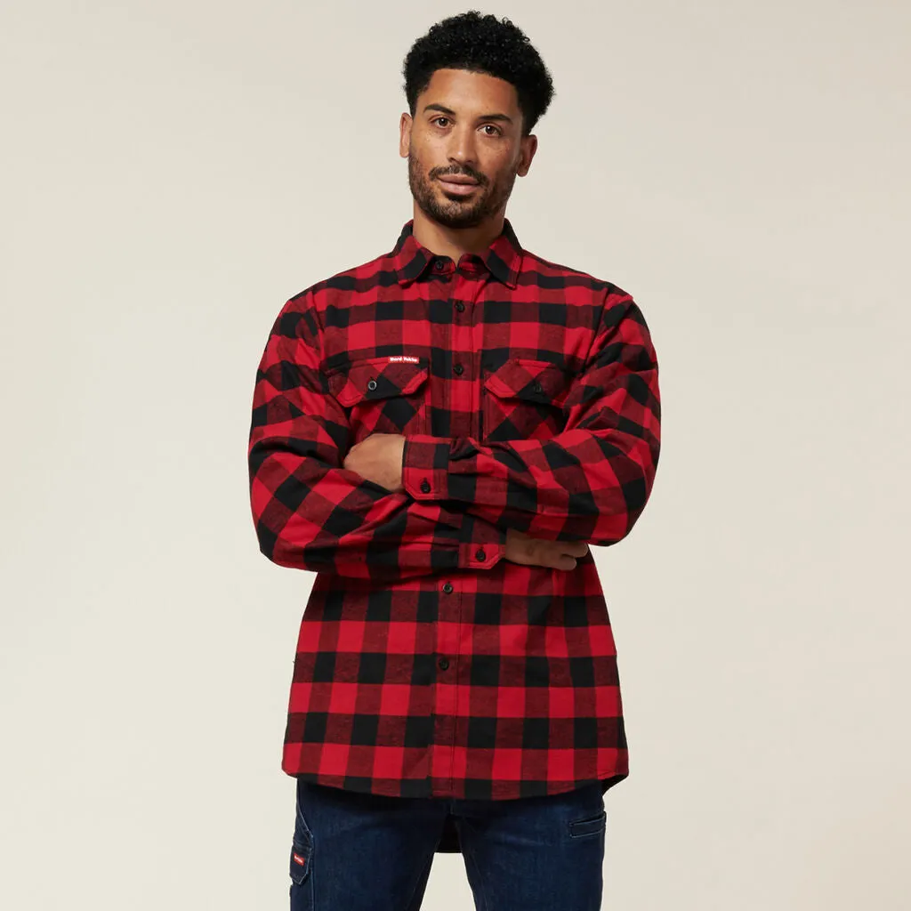 Hardyakka Foundations Check Flannel Long Sleeve Shirt (Y07295)