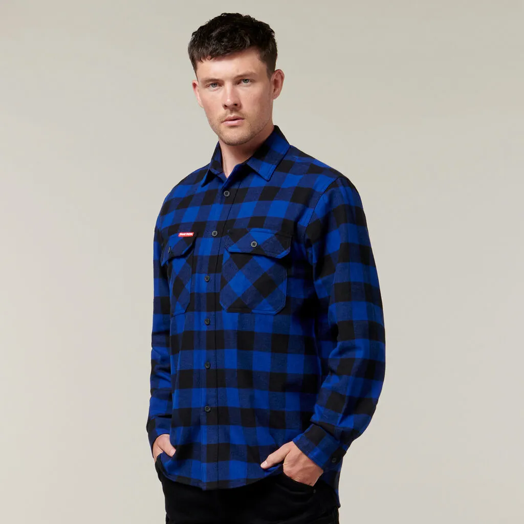 Hardyakka Foundations Check Flannel Long Sleeve Shirt (Y07295)