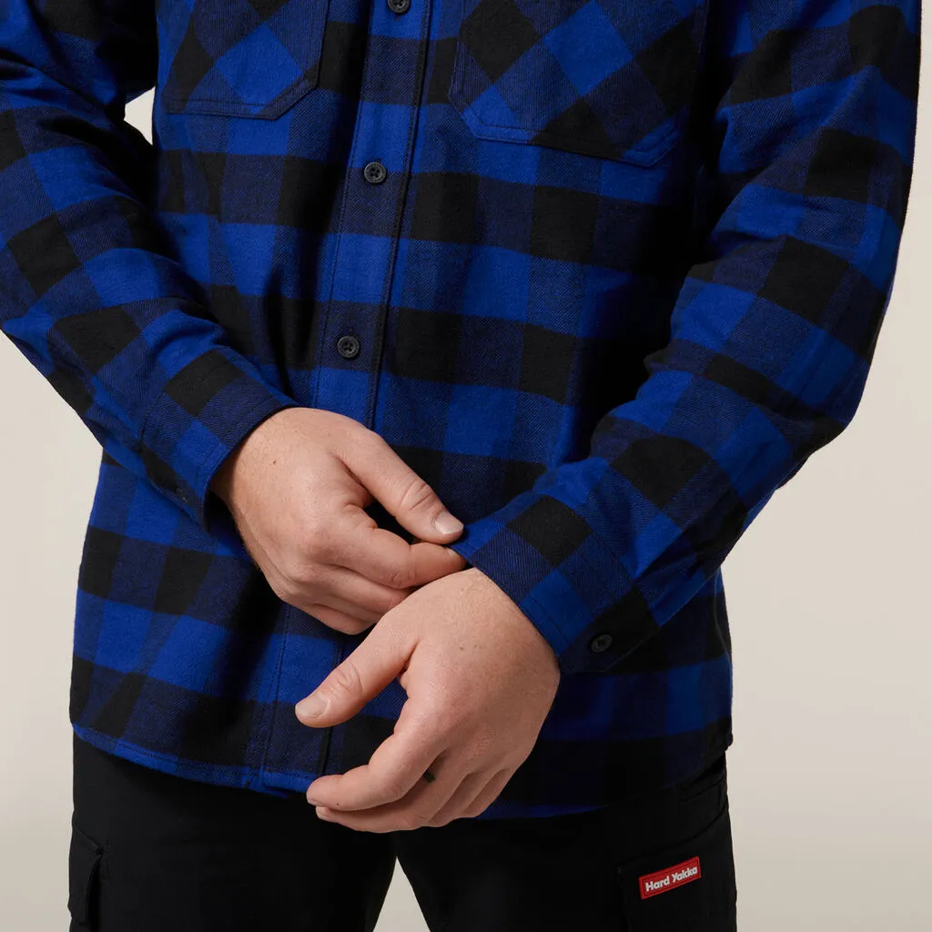 Hardyakka Foundations Check Flannel Long Sleeve Shirt (Y07295)