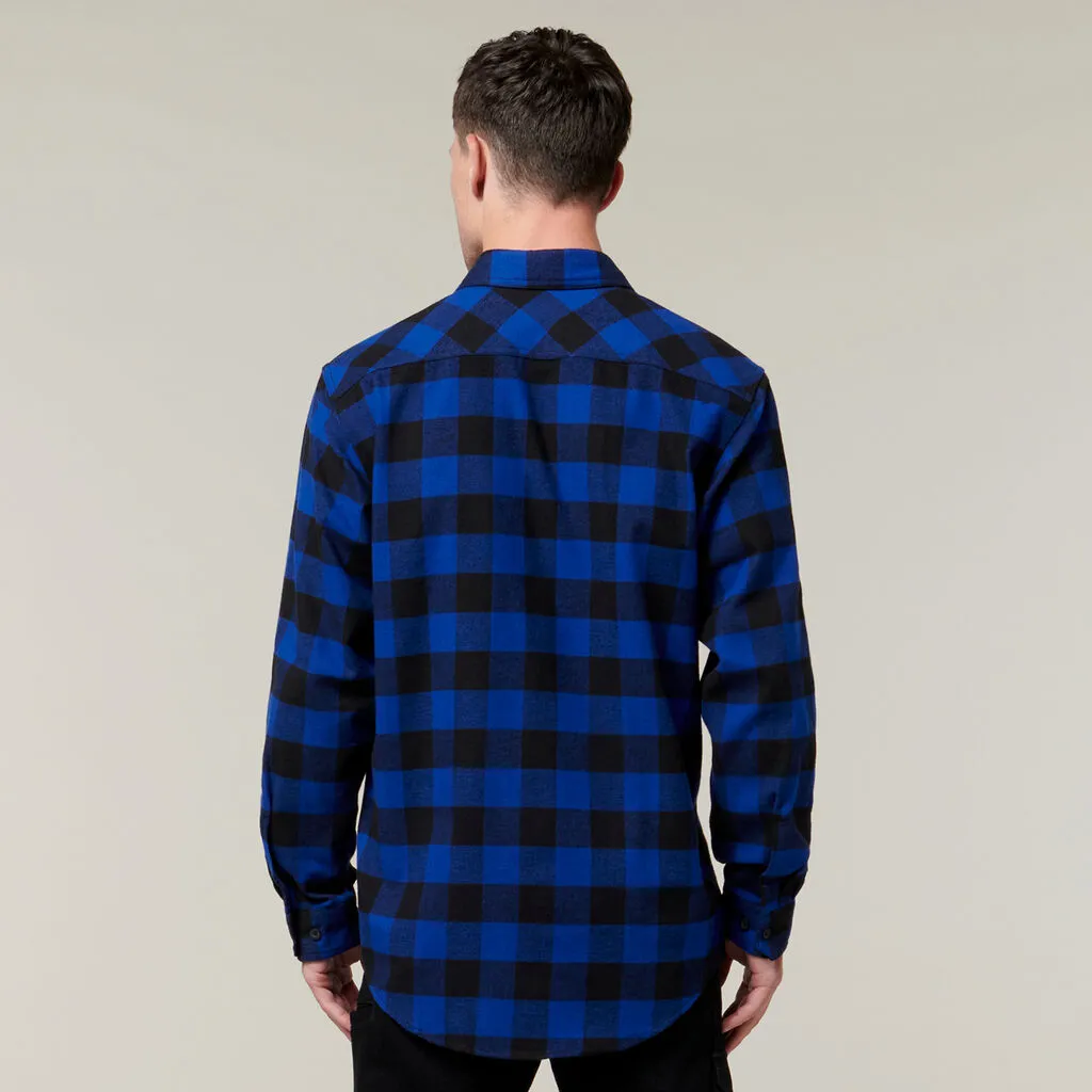 Hardyakka Foundations Check Flannel Long Sleeve Shirt (Y07295)