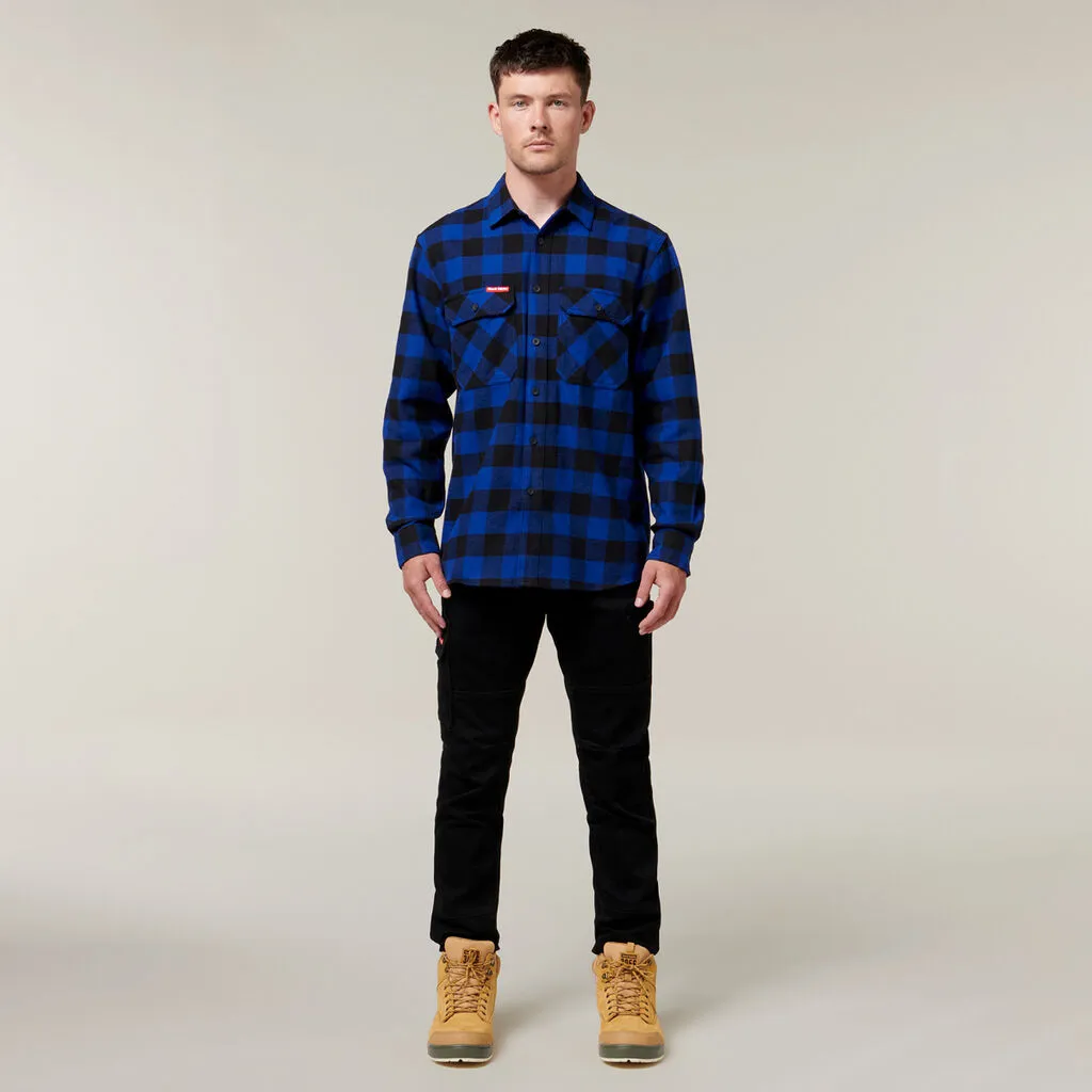 Hardyakka Foundations Check Flannel Long Sleeve Shirt (Y07295)