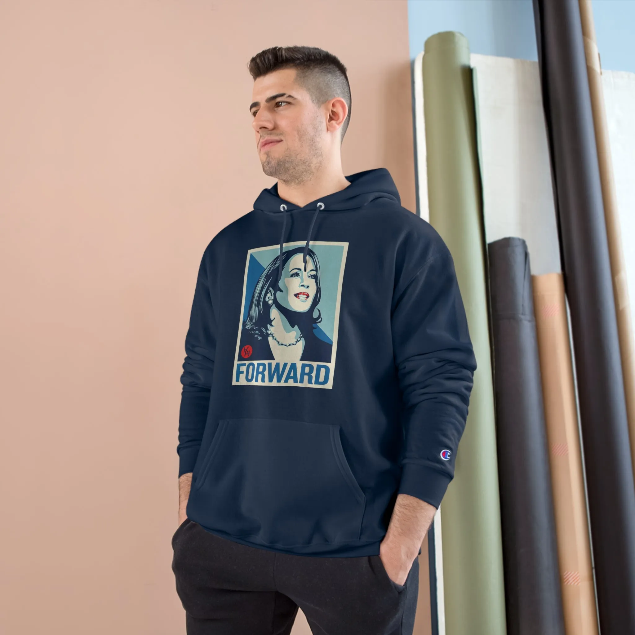 Kamala Harris FORWARD Champion Hoodie