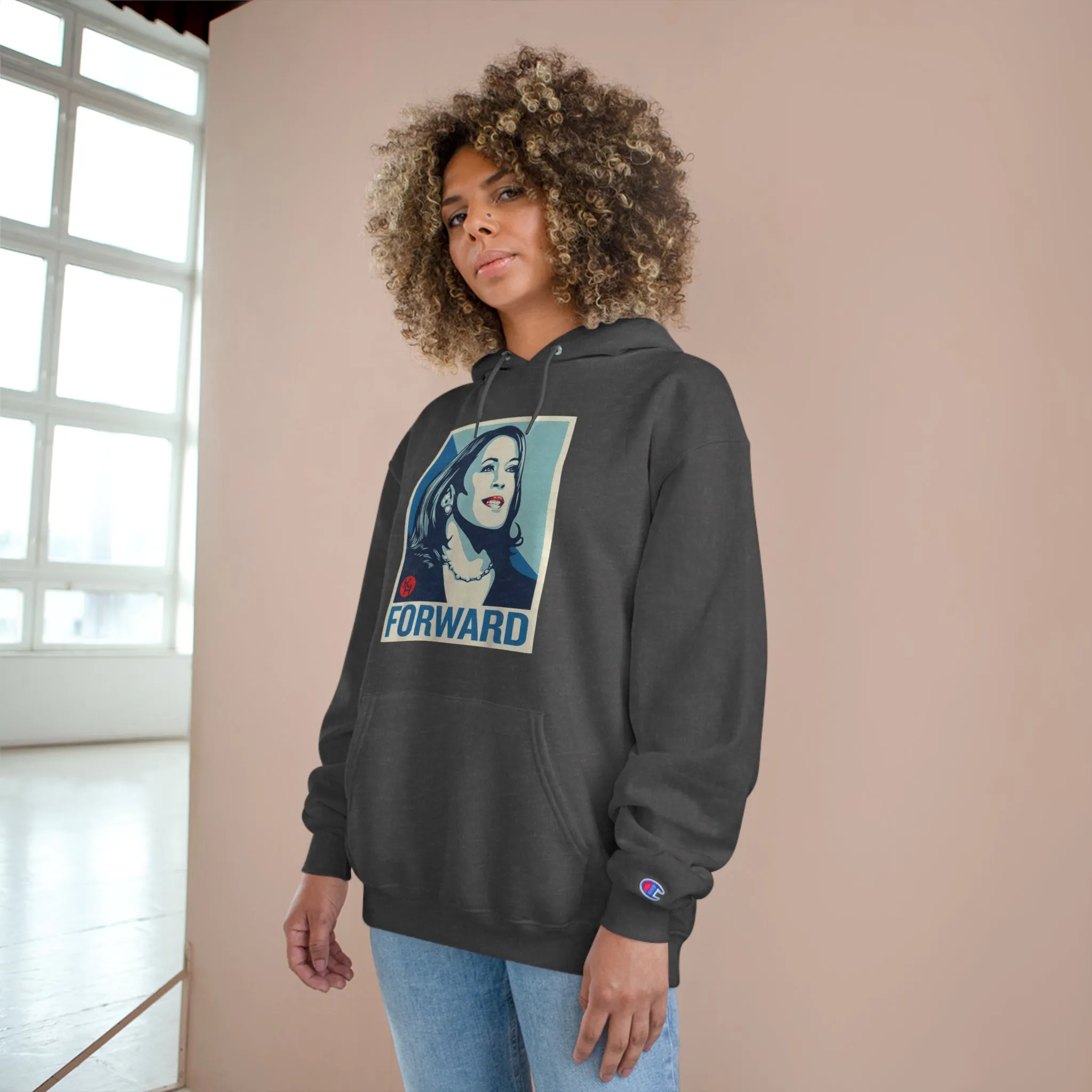 Kamala Harris FORWARD Champion Hoodie
