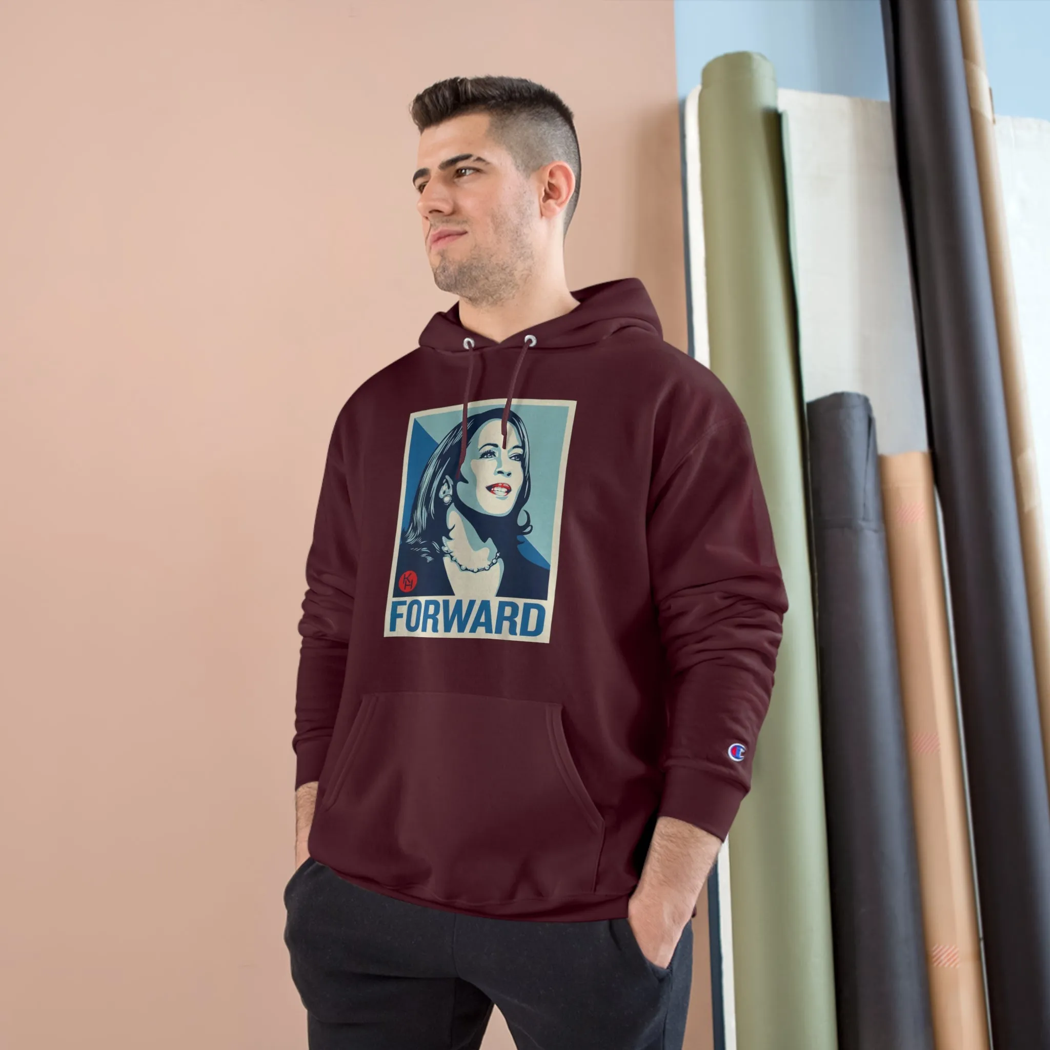 Kamala Harris FORWARD Champion Hoodie