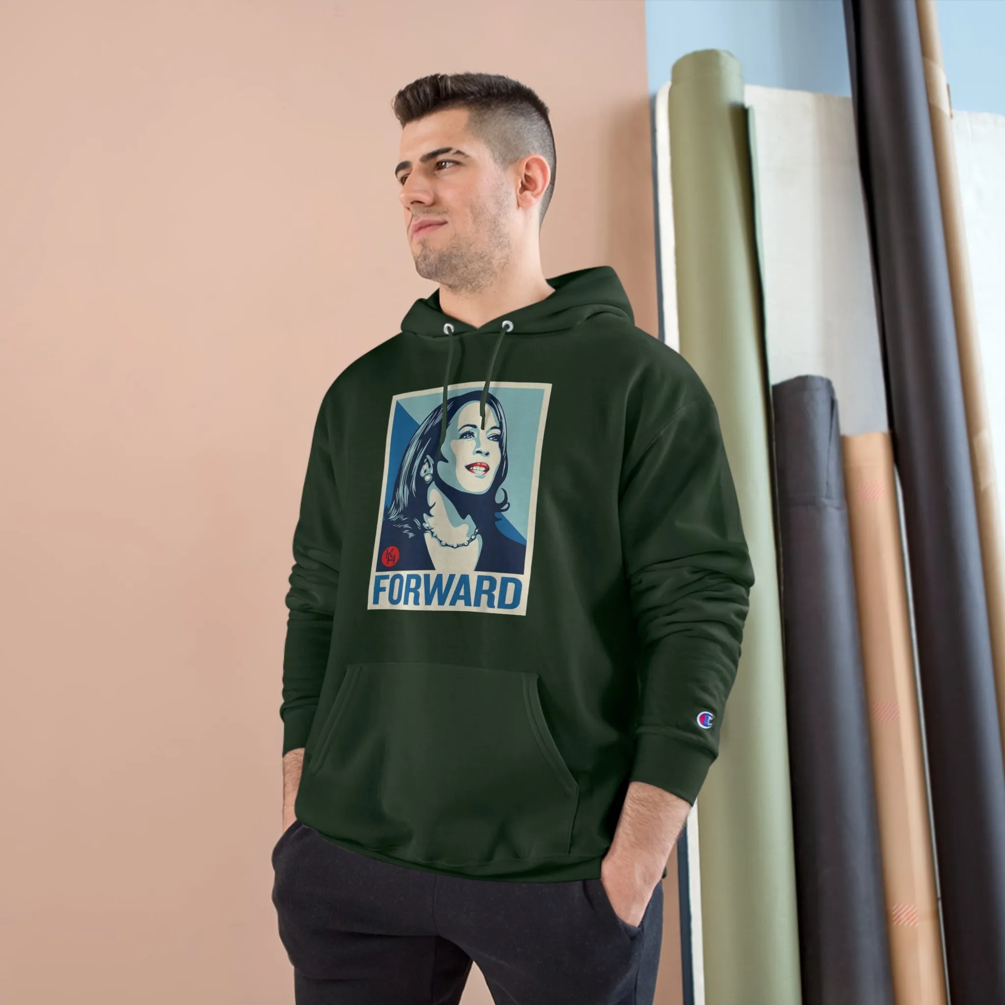 Kamala Harris FORWARD Champion Hoodie