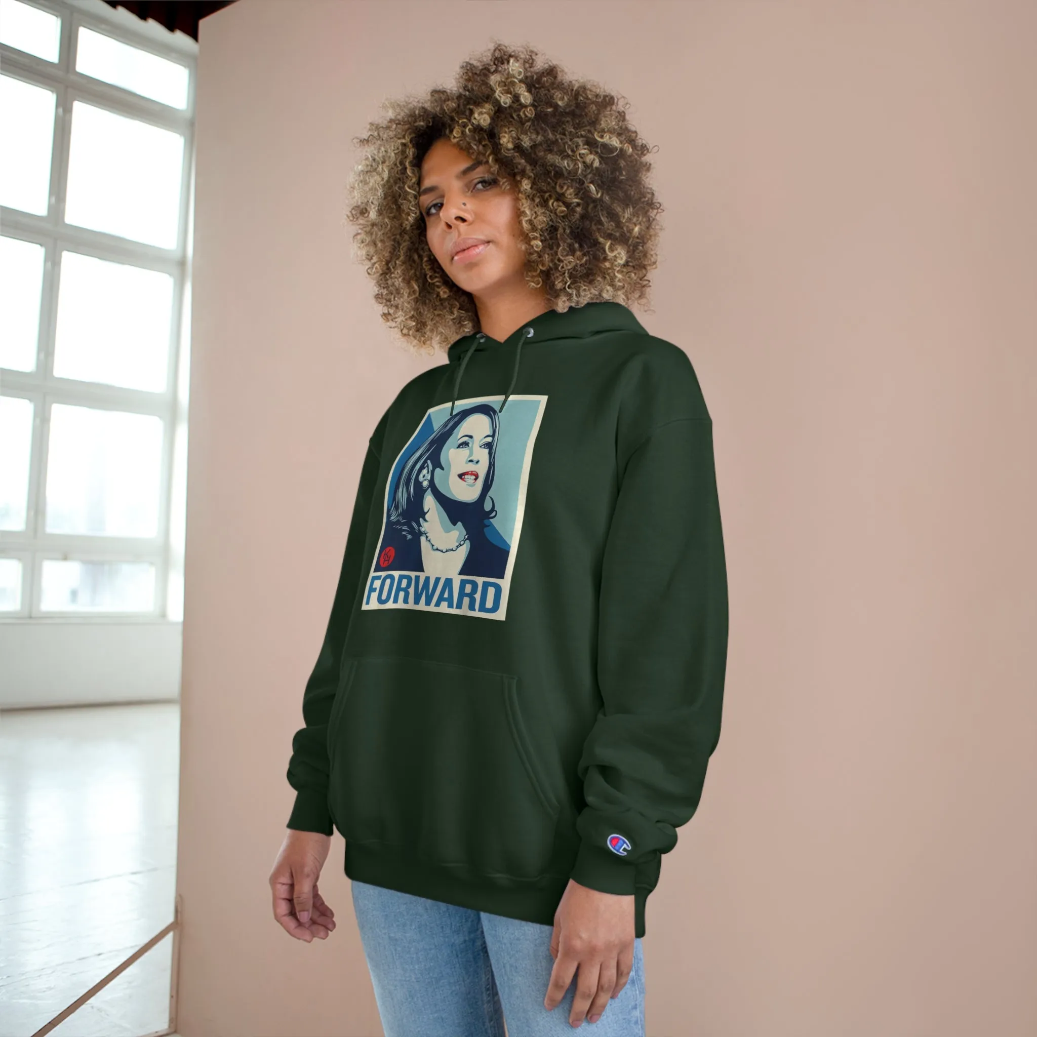 Kamala Harris FORWARD Champion Hoodie