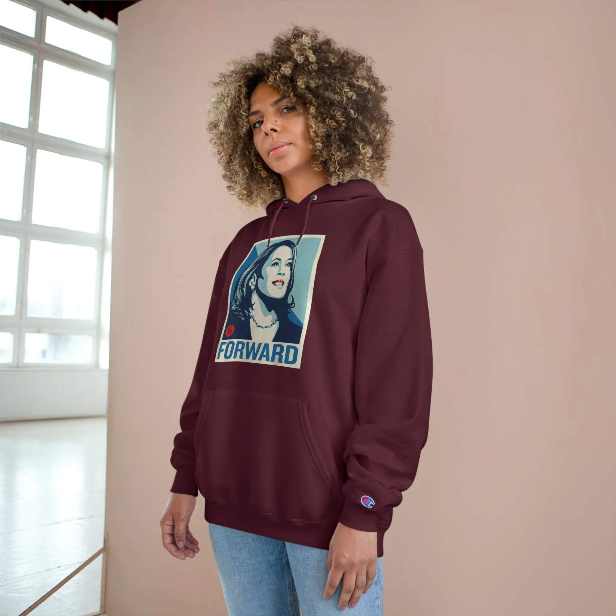 Kamala Harris FORWARD Champion Hoodie