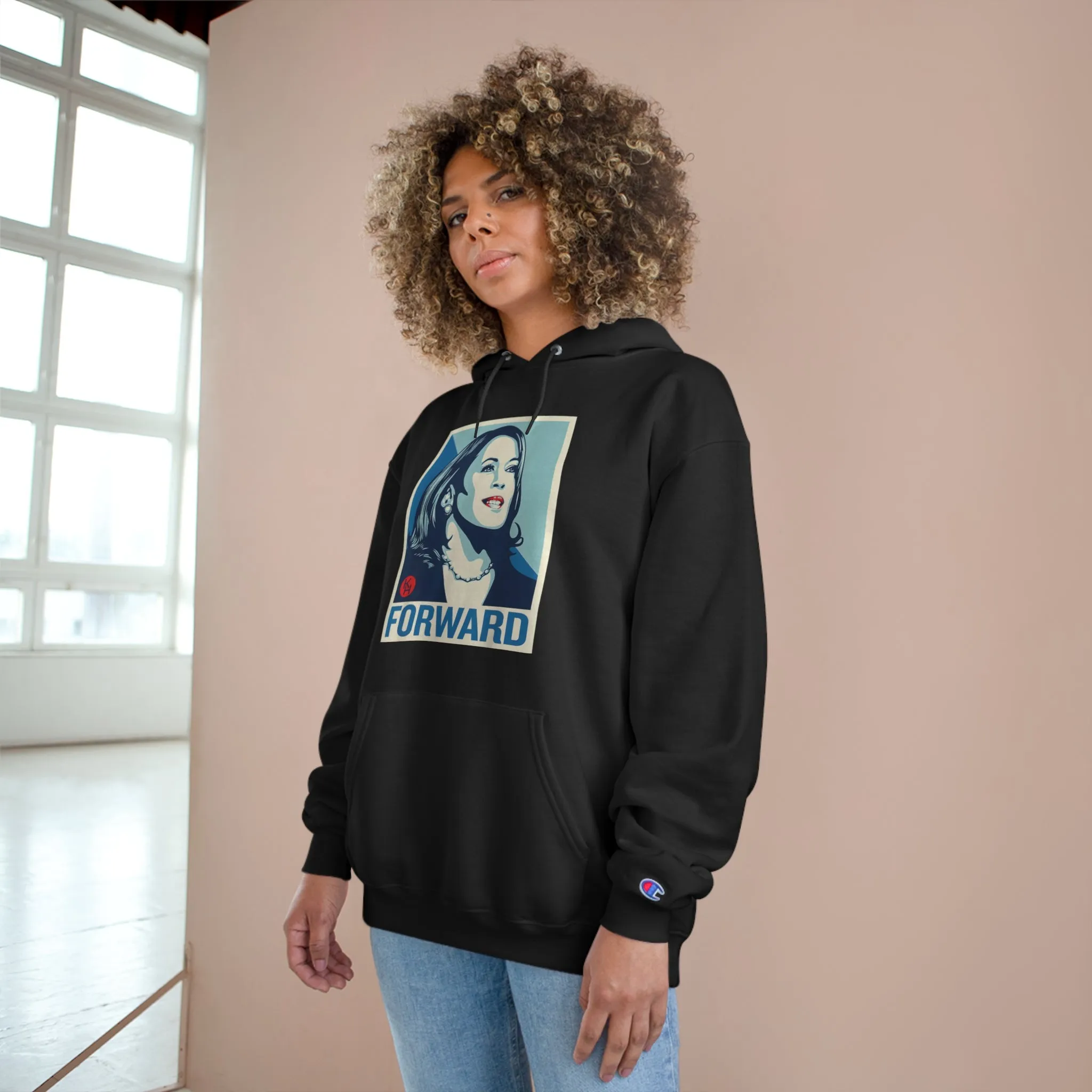 Kamala Harris FORWARD Champion Hoodie
