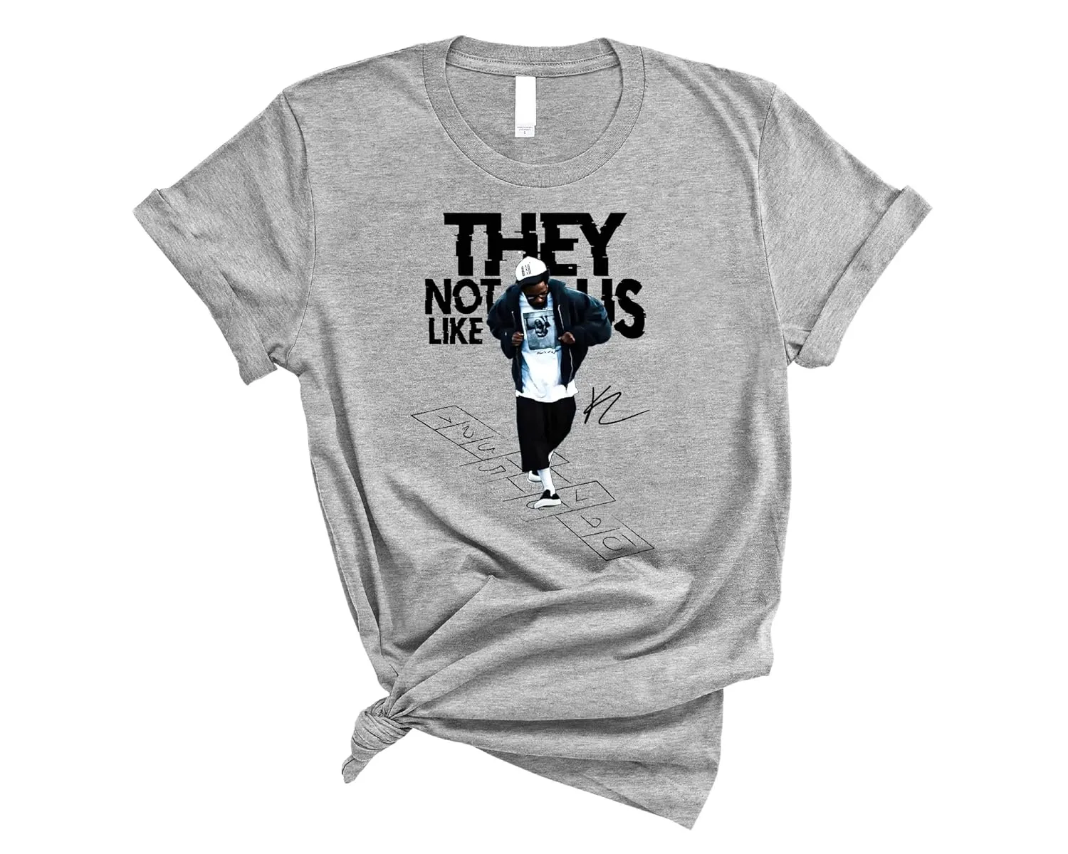 Kendrick Shirt Lamar They Not Like Us T-Shirt, Hip Hop Rap Music Fan Tee, Casual Graphic Shirt Inspired By Popular Song, Concert Festival Clothing (BLACK, ADULT MEDIUM)