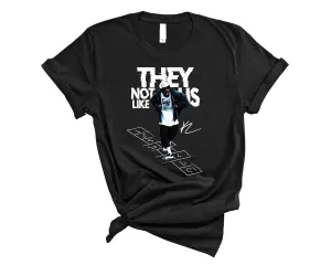 Kendrick Shirt Lamar They Not Like Us T-Shirt, Hip Hop Rap Music Fan Tee, Casual Graphic Shirt Inspired By Popular Song, Concert Festival Clothing (BLACK, ADULT MEDIUM)