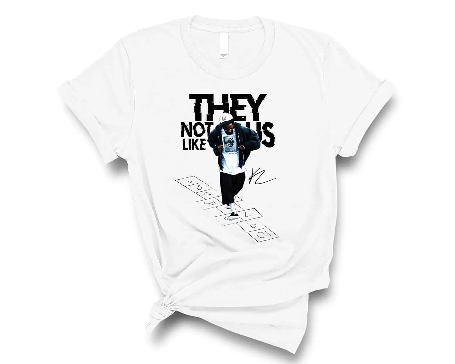 Kendrick Shirt Lamar They Not Like Us T-Shirt, Hip Hop Rap Music Fan Tee, Casual Graphic Shirt Inspired By Popular Song, Concert Festival Clothing (BLACK, ADULT MEDIUM)