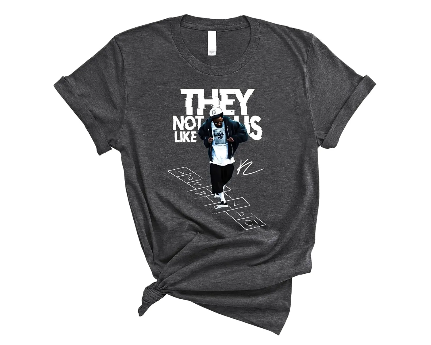 Kendrick Shirt Lamar They Not Like Us T-Shirt, Hip Hop Rap Music Fan Tee, Casual Graphic Shirt Inspired By Popular Song, Concert Festival Clothing (BLACK, ADULT MEDIUM)