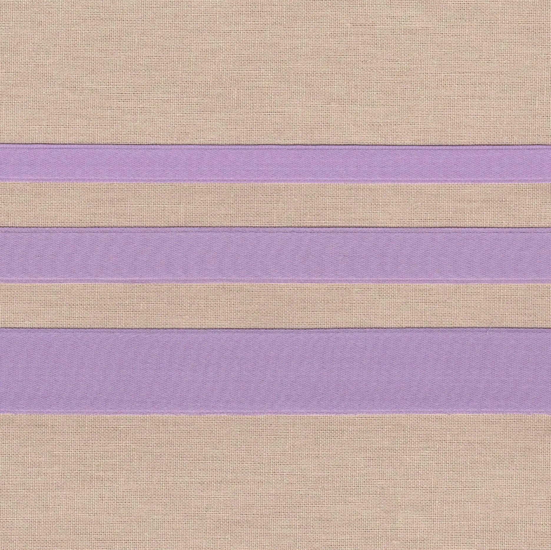 Lilac Cotton Ribbon with Satin Finish