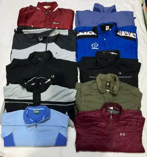 L.L. Bean, Fila, Under Armour, Champion, Ellesse, Fred Perry, and Timberland Jackets - 15 Pieces