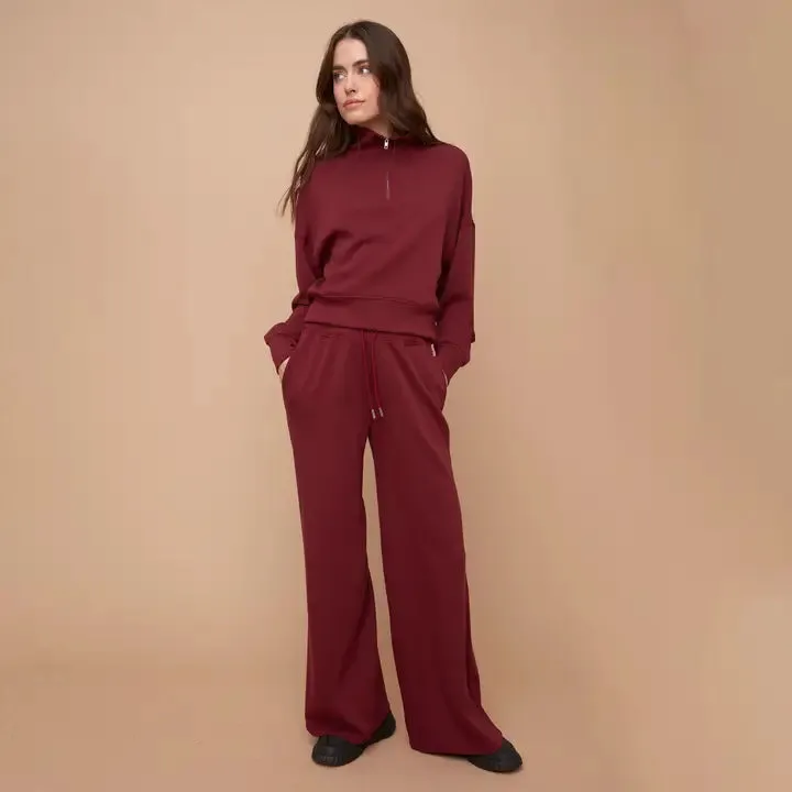 Mailyn Soft Scuba 1/2 Zip Pull Over