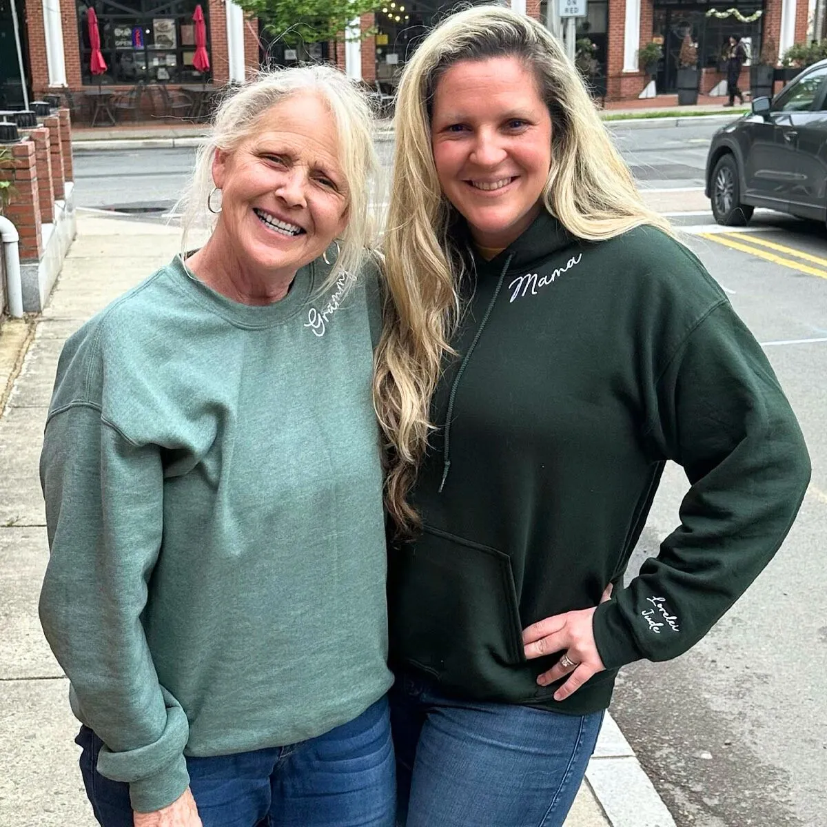 Mama Multi-pack: Embroidered Crewneck Sweatshirts & Hoodies