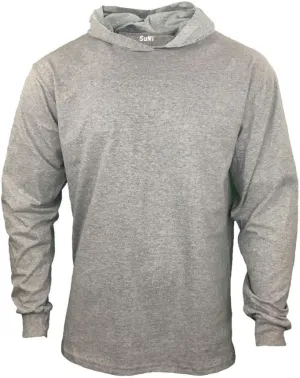 Men Construction Long Sleeve Work T Shirts with Hood