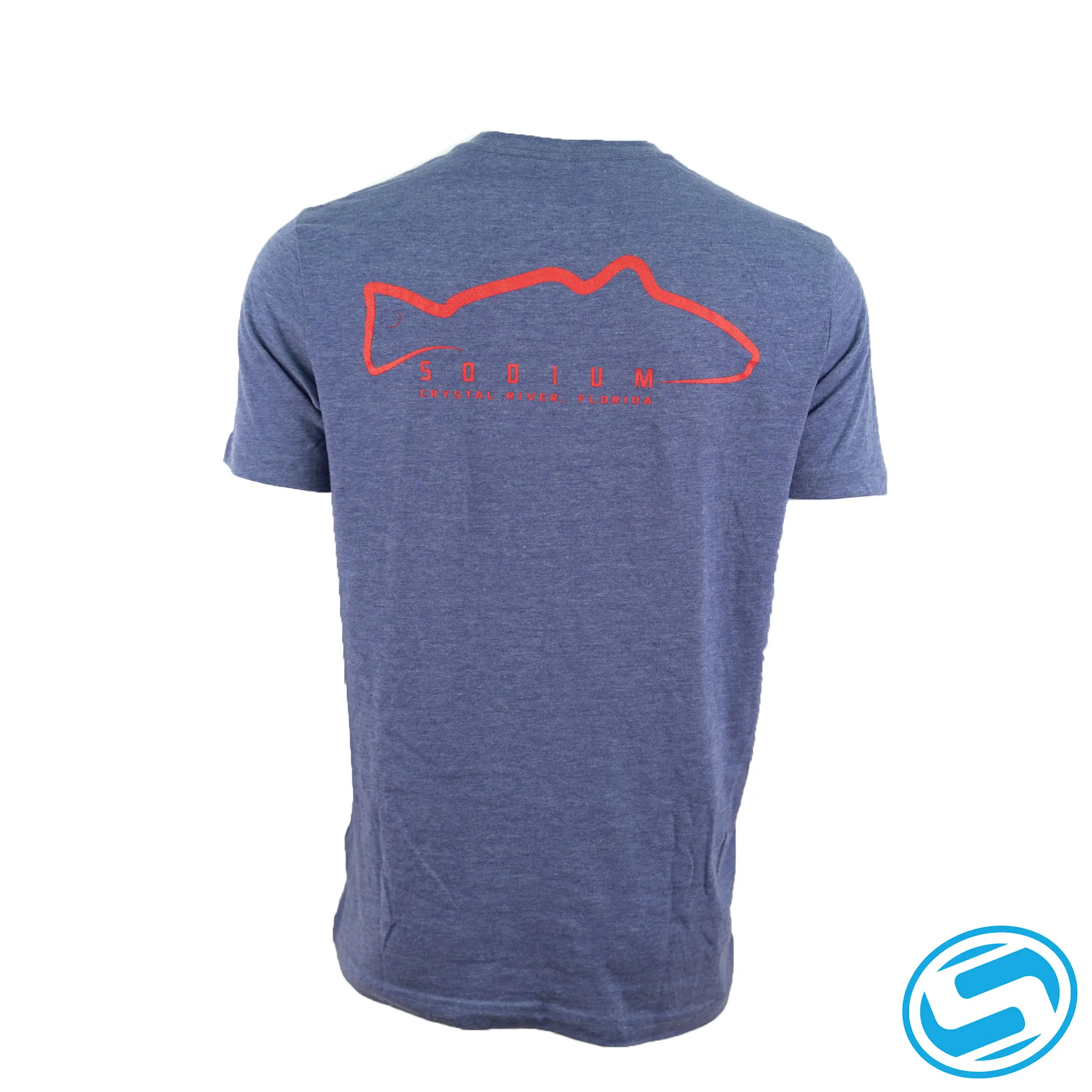 Men's Sodium Popping Redfish Cotton Short Sleeve Shirt