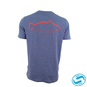 Men's Sodium Popping Redfish Cotton Short Sleeve Shirt
