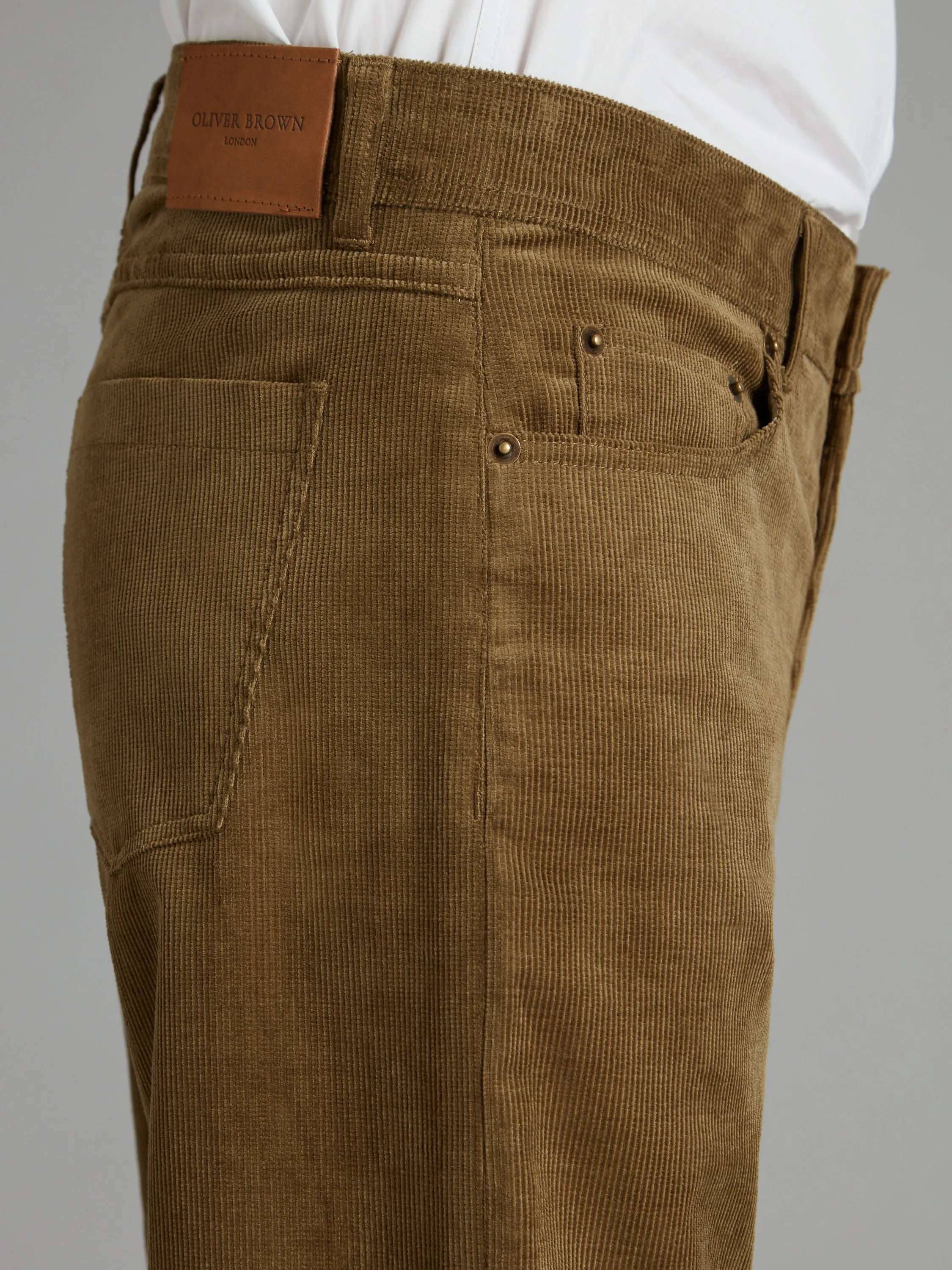Needlecord Jeans - Loden