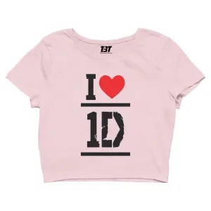 One Direction Crop Top - I Love 1D