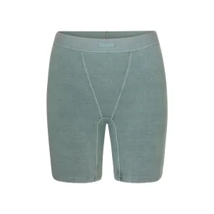 OUTDOOR BASICS SEAMED BIKE SHORT | BLUE CHALK