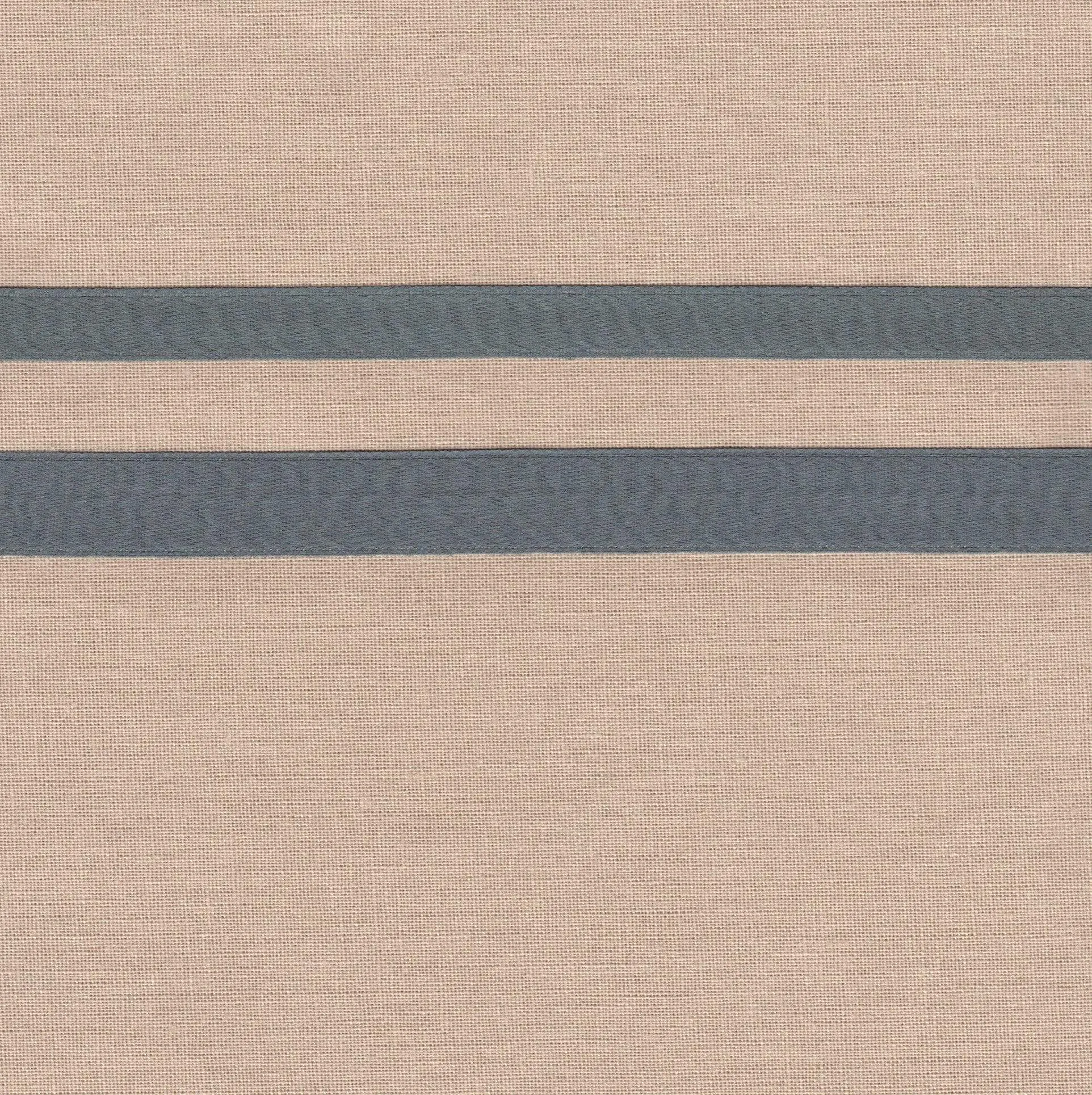 Pewter Cotton Ribbon with Satin Finish