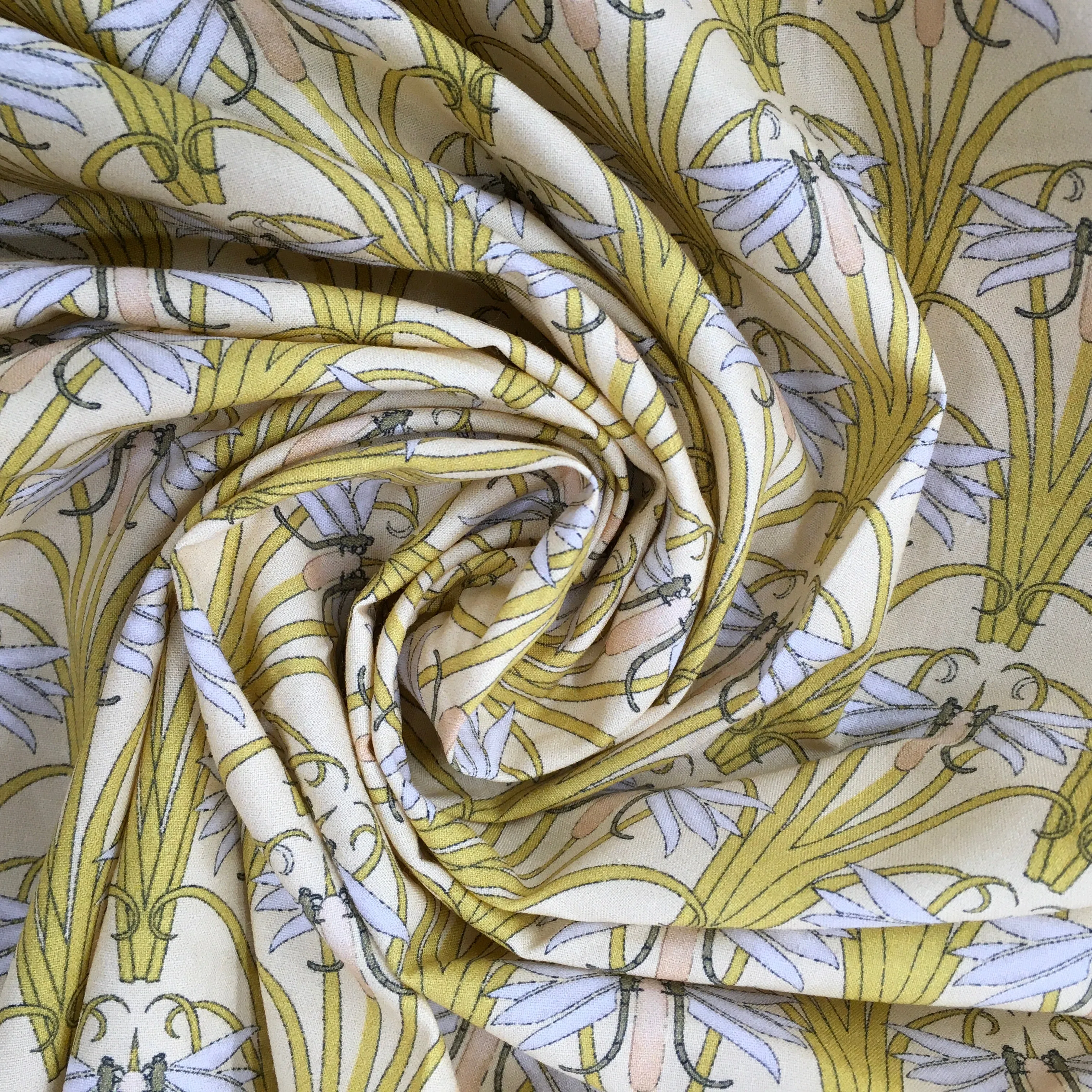 Pillard Dragonfly Cotton Print