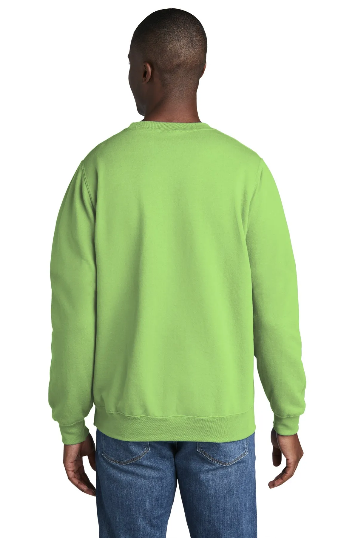Port & Company Core Fleece Customized Sweatshirts, Lime