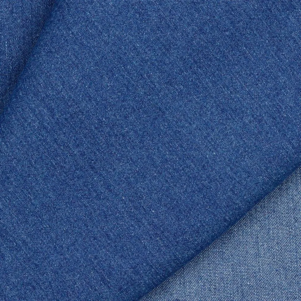 Recycled Stretch Cotton Denim 9oz - Dark Blue